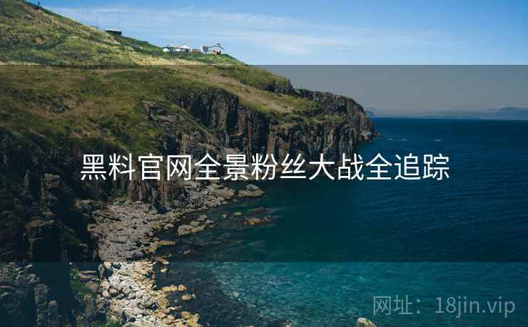 黑料官网全景粉丝大战全追踪