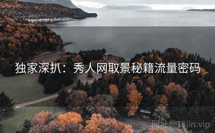 独家深扒：秀人网取景秘籍流量密码