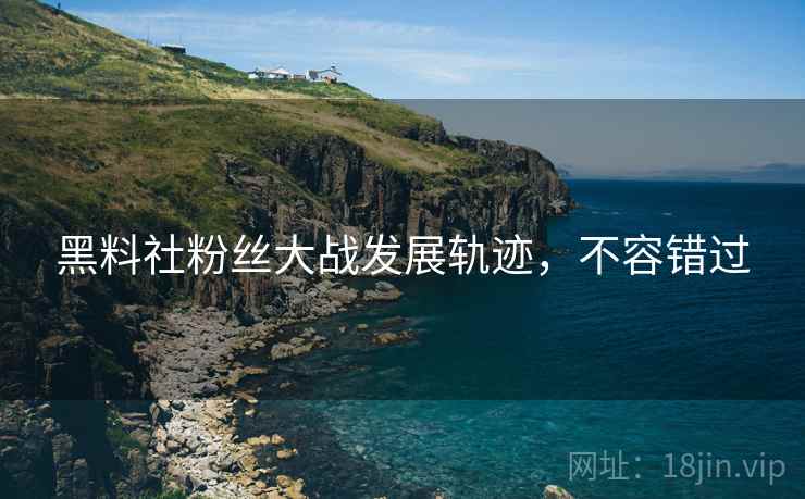 黑料社粉丝大战发展轨迹，不容错过